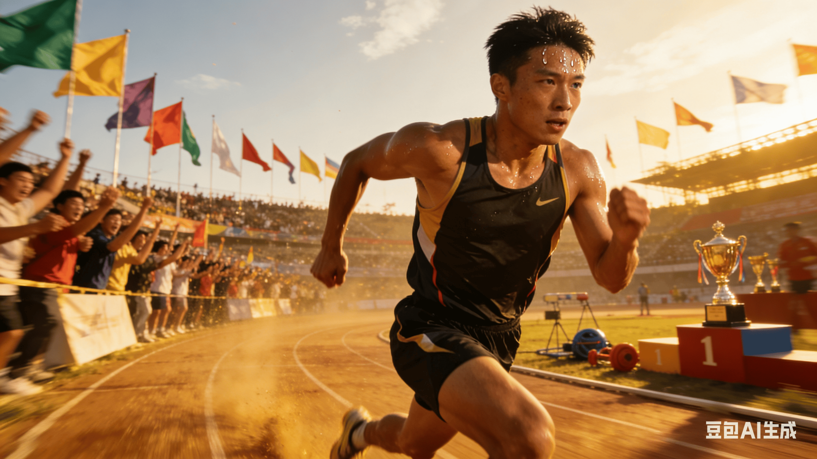 一场比赛中运动员的精彩表现引人注目(一场比赛中运动员的精彩表现引人注目的句子)